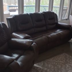Sofa And 2 Rocker Recliner Set $300 Obo