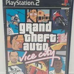 PS2 Grand Theft Auto Vice City Videogame. Works Great Tested 