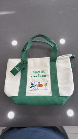 Canvas Tote Starbucks x Peanuts Canvas Tote Bag