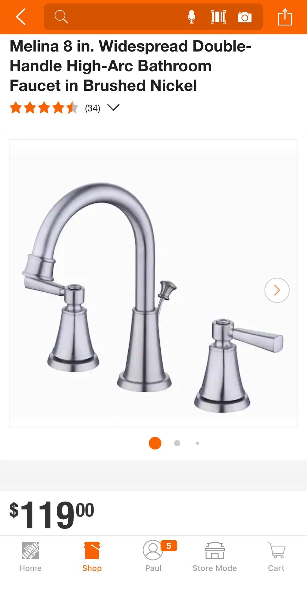 Bathroom Faucet (NEW)