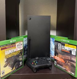 Xbox Series X Console with Controller and Games