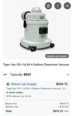 Vacuum For Clean Rooms 