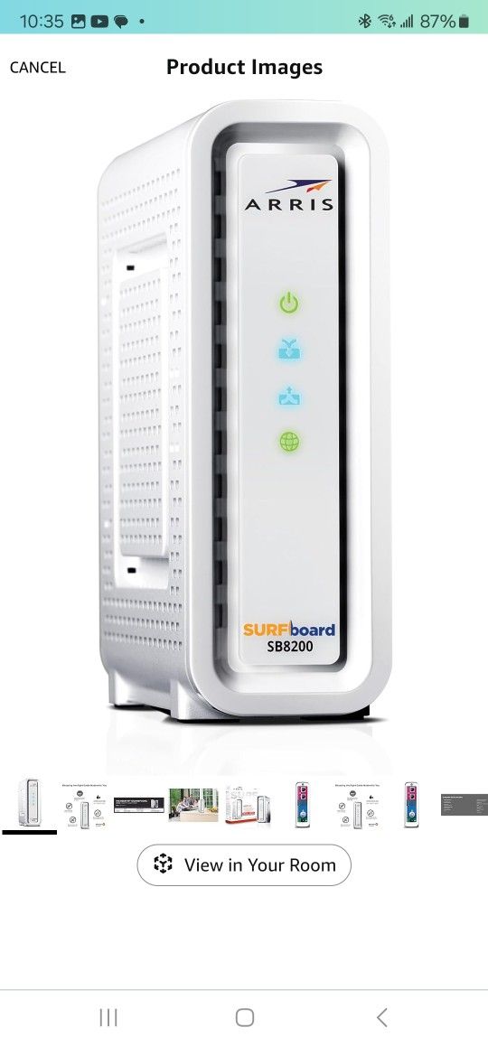 ARRIS SURFboard SB8200 DOCSIS 3.1 Cable Modem