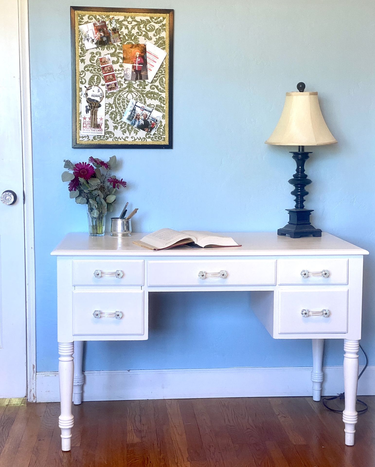 Better Than Pottery Barn White Desk