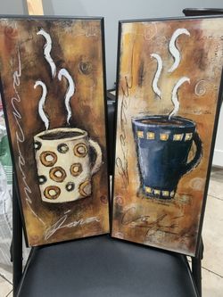 Pair Of Coffee Wall Decor
