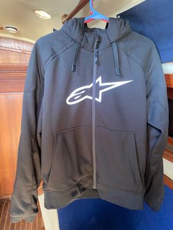 Alpinestars rideout black hoodie Large new