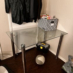 Glass IKEA Kitchen Table & 4 Chairs