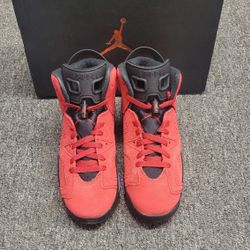 NIB Nike Jordan 6 Retro Toro Bravo 2023 (GS) 384665-600 Size 6y