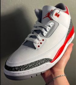 Jordan 3 FIRE RED Mens SIZE 11.5 (NEW)