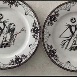 NEW JACK & SALLY DINNER PLATES (2) 