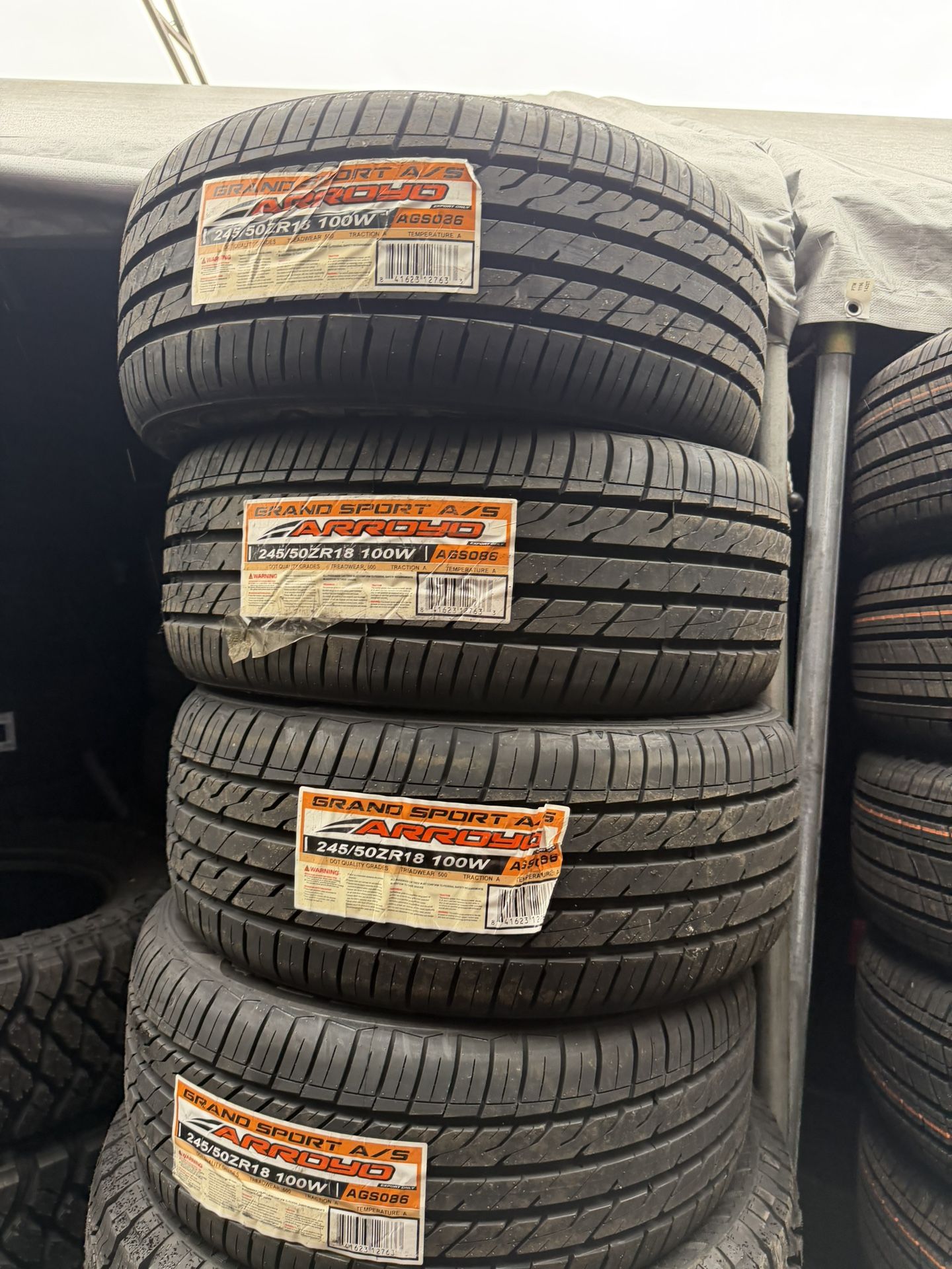 Set 245/50/18 Arroyo New Free Mount And Balance Included