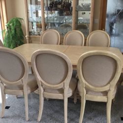 Dining Room Table And China Set