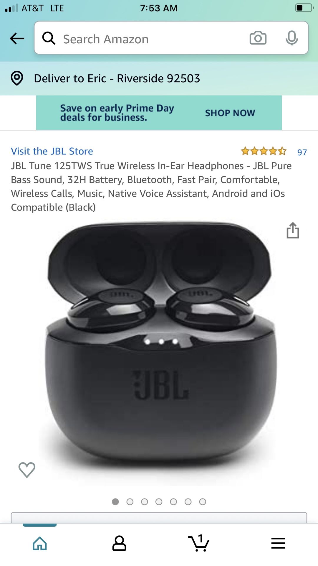 JBL wireless headphones