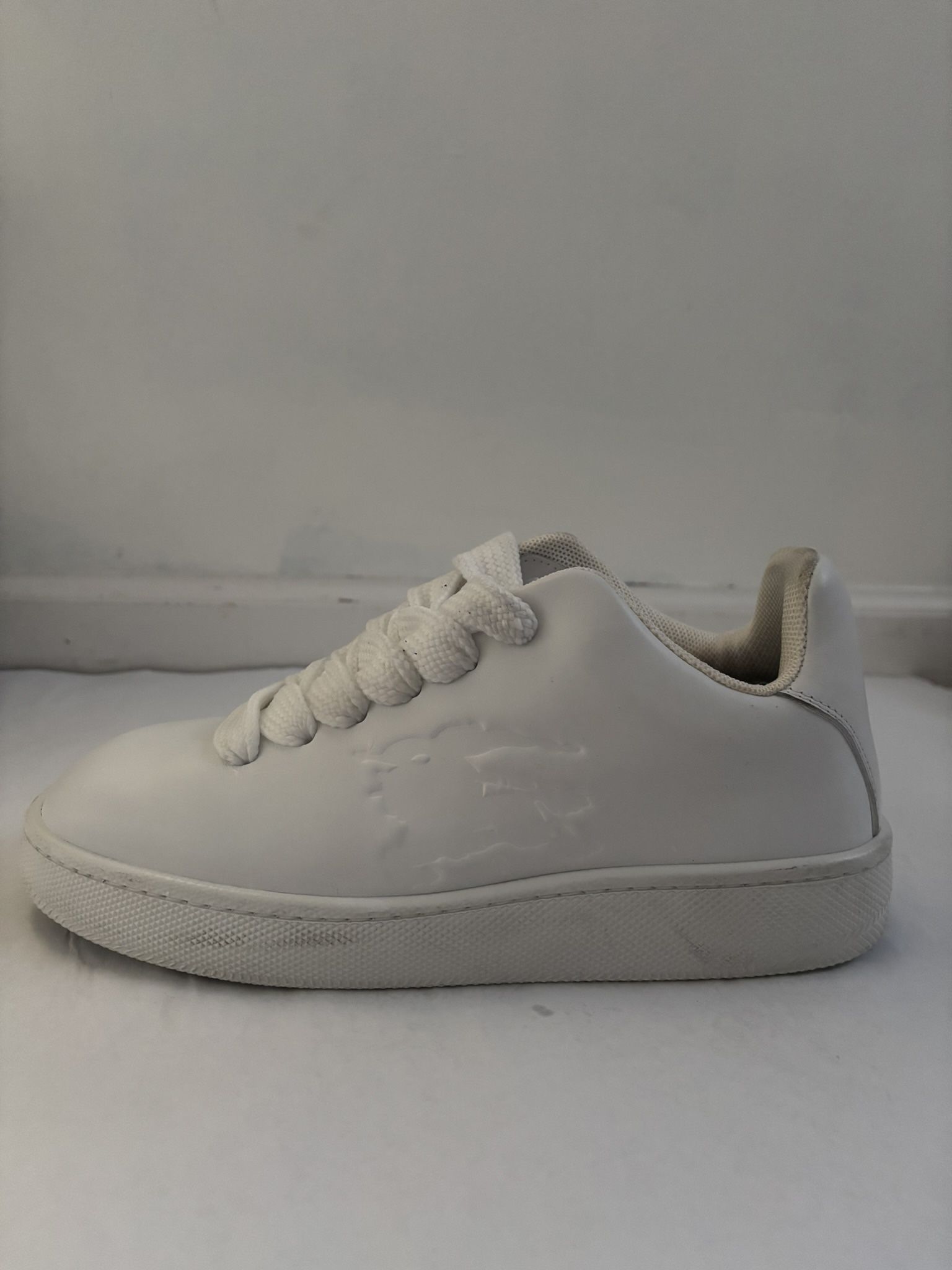 Burberry Logo Embossed Lace-Up Sneakers