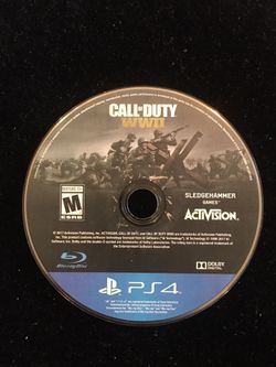 Sony Playstation 4 PS4 Game Call of Duty WWII (Post Nintendo era)