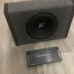 Amp And Subwoofer