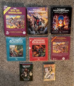 D&D Book Collection — Into the Borderlands OAR + Classic D&D— $190 for complete lot