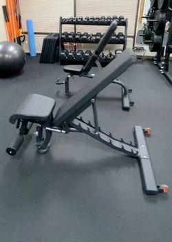 IN Box, Brand New- Flat Incline Decline Bench -  11 Gauge Steel - Commercial Upholstery - Decline Abdominal Trainer