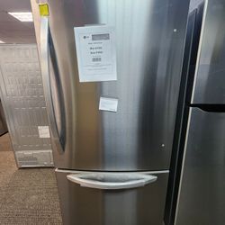 33 In W 26 Cu.ft Bottom Freezer Refrigerator W Multi Air Flow And Smart Cooling Print Proof Stainless Steel 