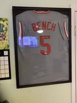 Johnny Bench Autographed Jersey