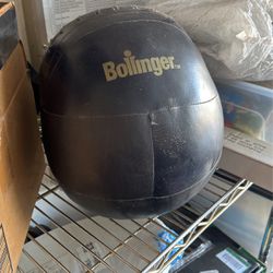 Bollinger Leather Exercise Ball 8lbs Good Condition 