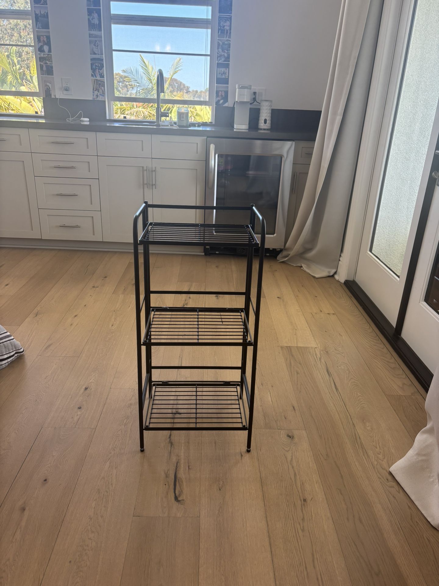 Tall Three Layer Organizer Black