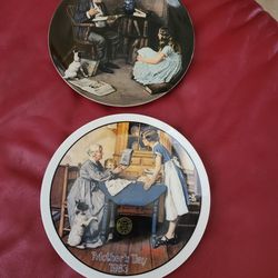 Norman Rockwell Vintage Item Collector Plates