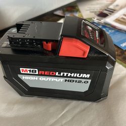 Milwaukee M18 HIGH OUTPUT HD12.0 battery