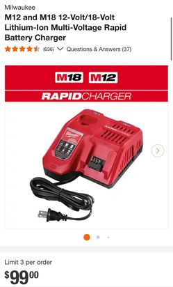 Milwaukee M18 Rapid Charger