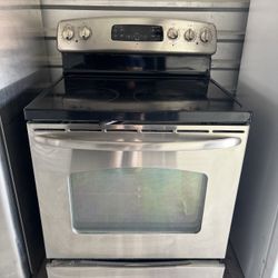 Stainless Steel Electric Flat Top Stove Oven And Range