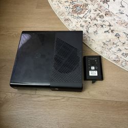 Xbox 360 E Console For Parts + Xbox 360 S Hard Drive 