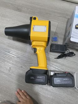 Clearance! Cordless Turbo Jet Blower | 2 Batteries + Charger | Brand New