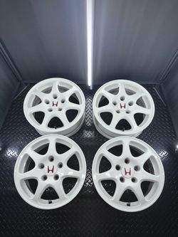 JDM Honda Civic Type R EK9 OEM Wheels by Enkei | 15x6 (+50) | 5x114.3 | Late Model CTR