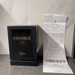 Dior Sauvage Elixir perfume 3.4 oz *Brand new and with receipt*