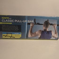 SPRI Pull Up Bar - Brand New in Box - 8-Grip Door Frame Mounting Pull-Up Bar - Supports 250 LBs