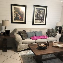 Wood Coffee Table and End Tables (set)