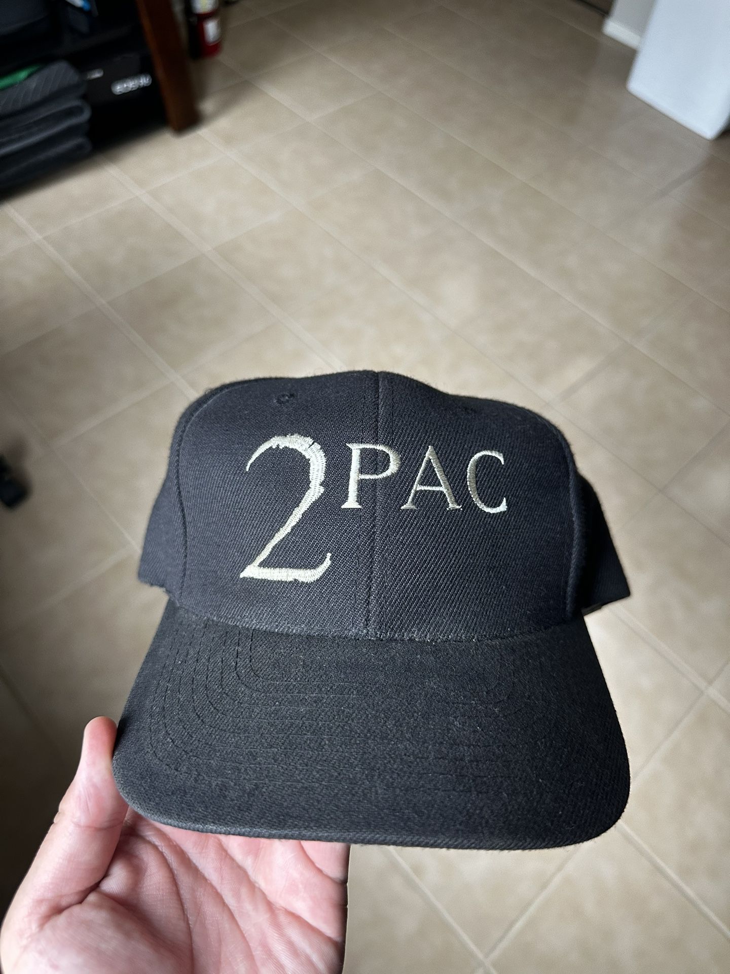Vintage 90s 2pac / Tupac / Death Row Records Black Hat