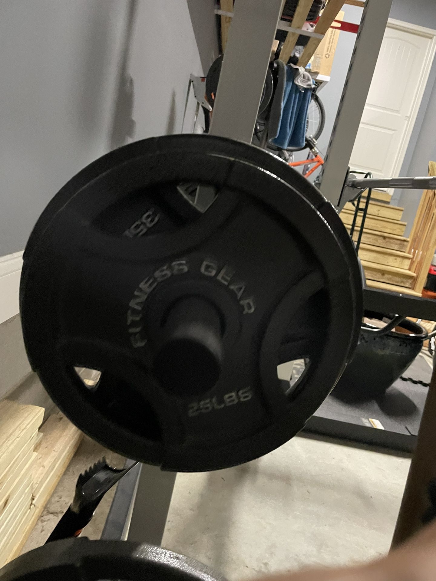 300LB Fitness Gear Weight Set With Bar