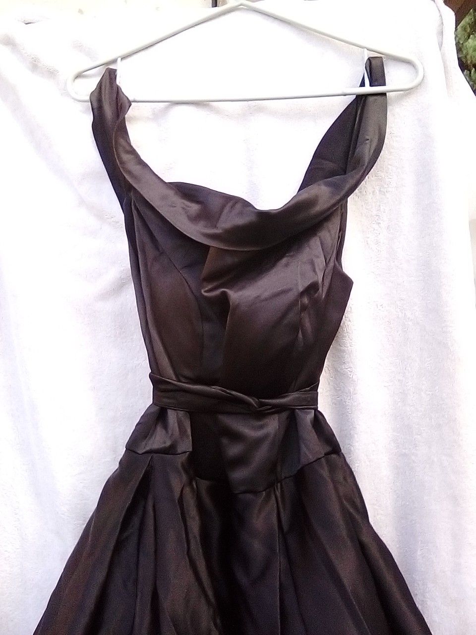 Black evening gown