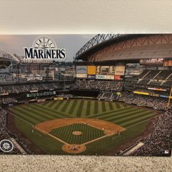 3D Seattle Mariners Baseball Print (2’9” x 1’10” x 1.25”)