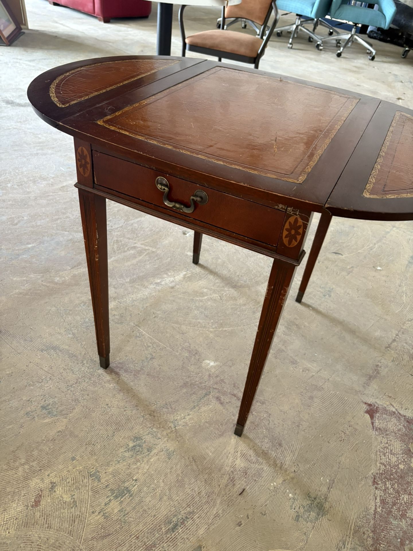 Antique folding table