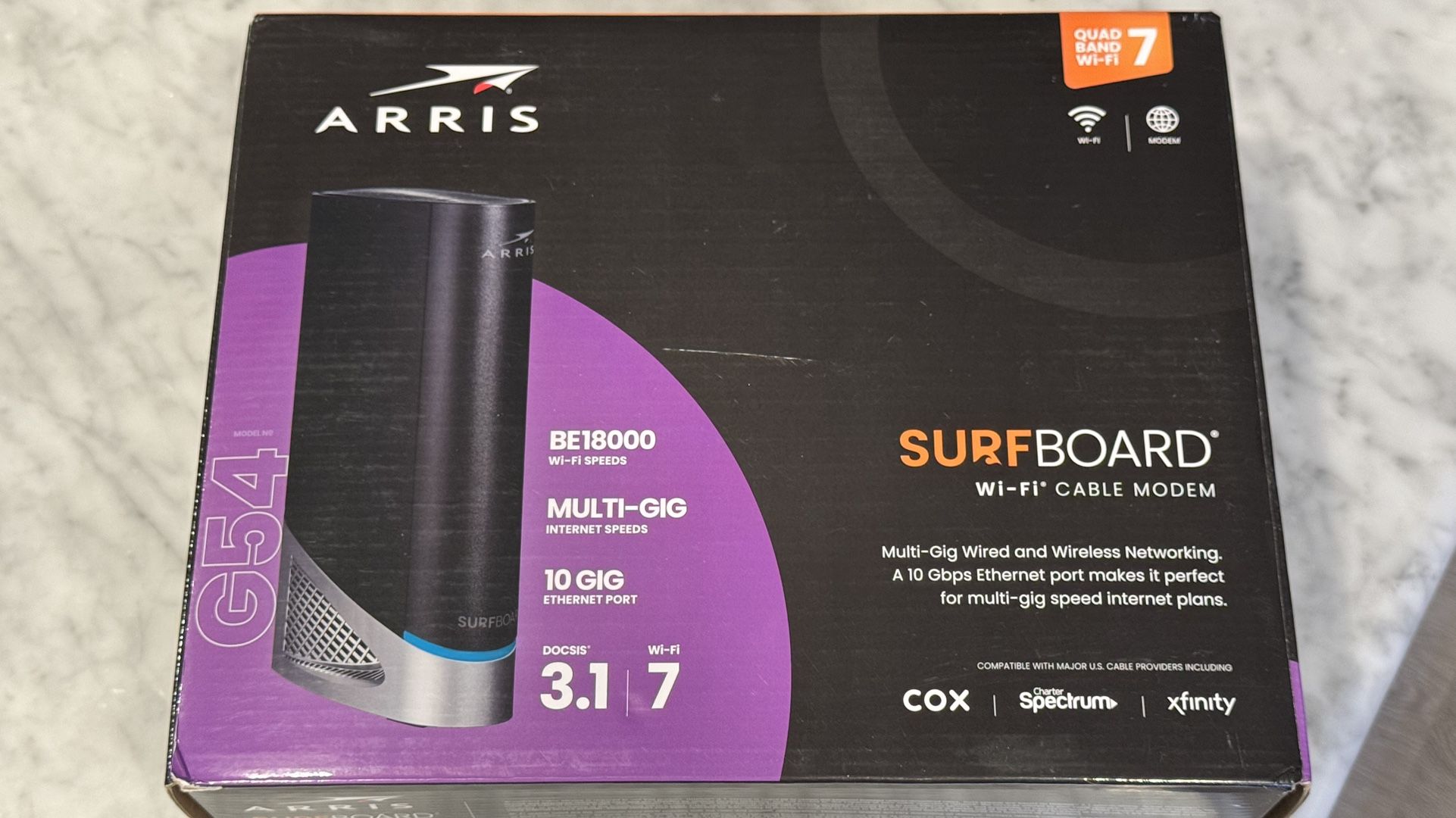 Arris Surfboard G54 WiFi 7 Cable Modem