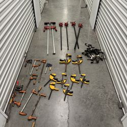 Woodworking clamp collection