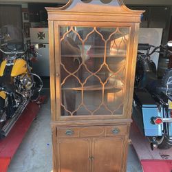 Antique Corner Cabinet 