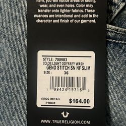true religion jeans read description 