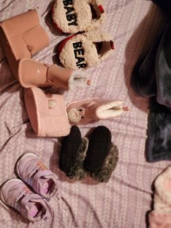 Baby girl clothes and shoes 6 to 12 months