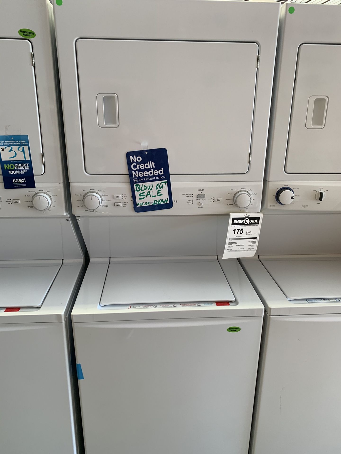 BRAND NEW FRIGIDAIRE STACKABLE WASHERS AND DRYERS for Sale in Houston