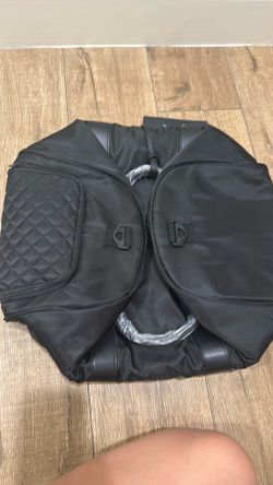 diamond quilt duffle bag