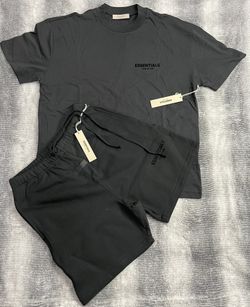 Fear Of God Essentials Stretch Limo Black 2 Piece Set FW22