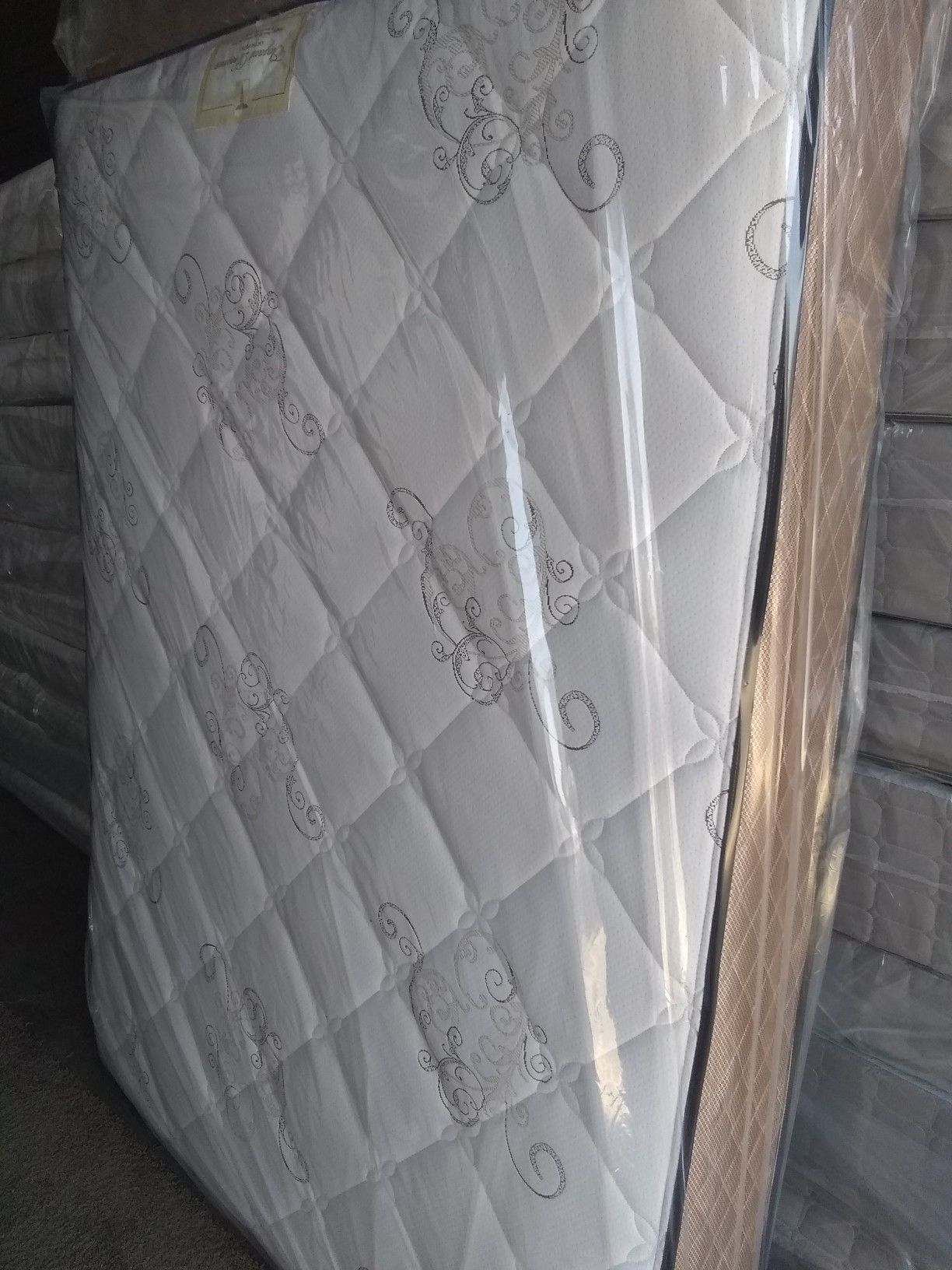 New orthopedic queen mattress and box spring FREE DELIVERY